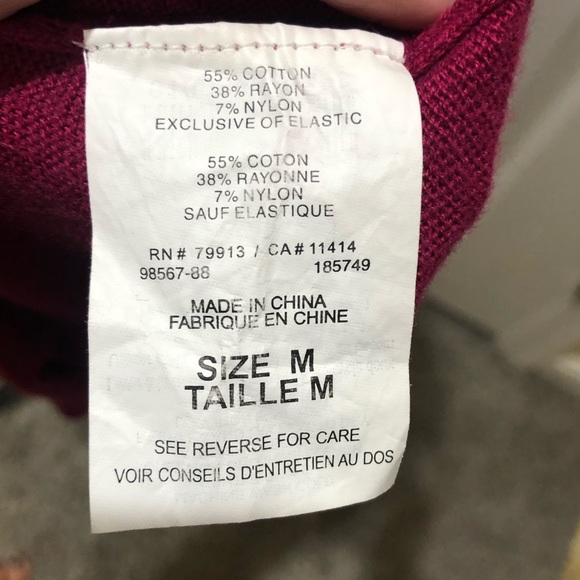 Long sleeved Burgundy Women’s Maternity Sweater Dress-Motherhood Maternity- $20 - Picture 5 of 7